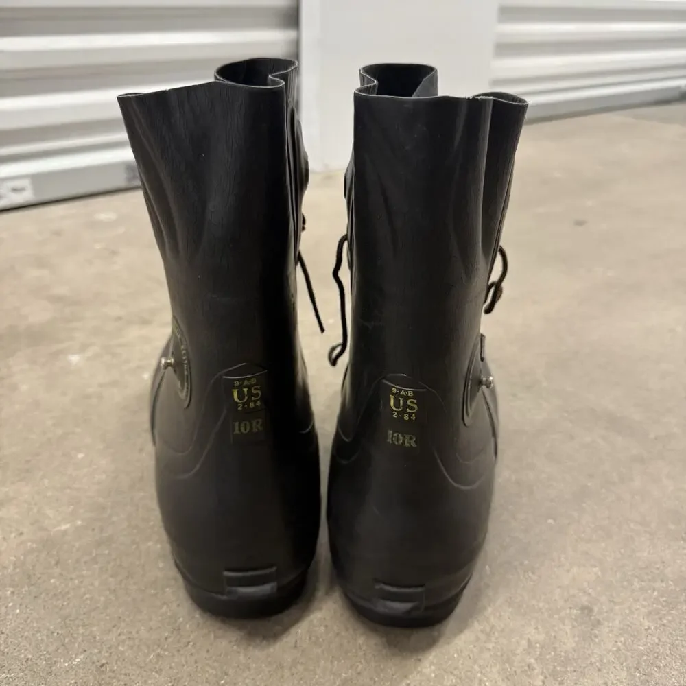 VINTAGE 1984 MILITARY BATA BUNNY MICKEY MOUSE EXTREME COLD BOOTS SIZE 10R BLACK